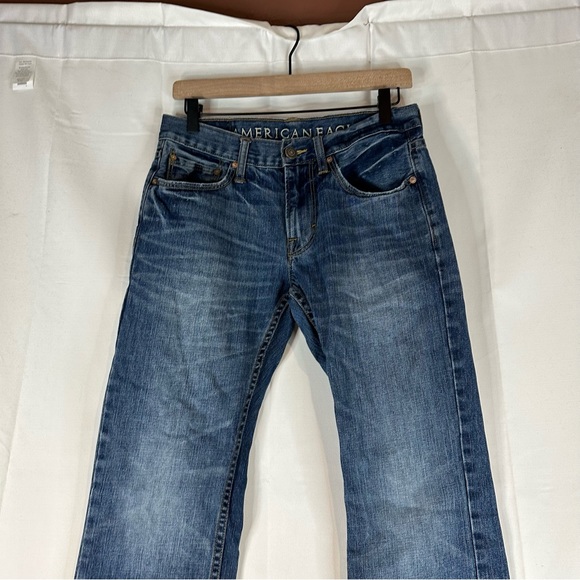 AMERICAN EAGLE Men’s Size 28x28 Denim Jeans Slim Straight Fit Style 100% Cotton - Picture 12 of 12